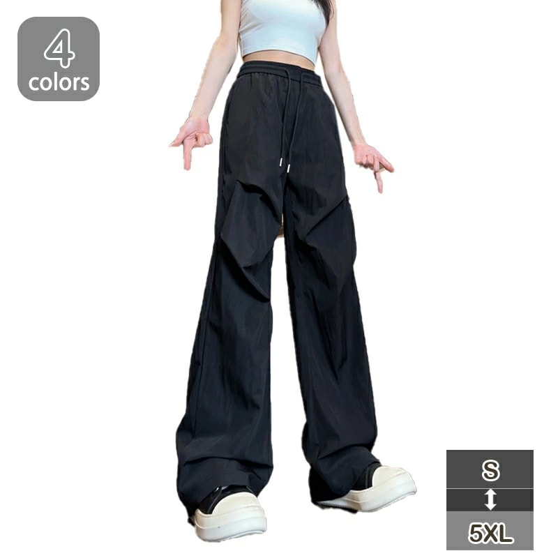 レディース ワイドパンツ ストレート カジュアル ハイウエスト 無地 ロング フォーマル カジュアル かっこいい きれいめ 長ズボン 薄手 可愛い おしゃれ 通勤 夏 速乾 涼しいで肌触りも心地いい