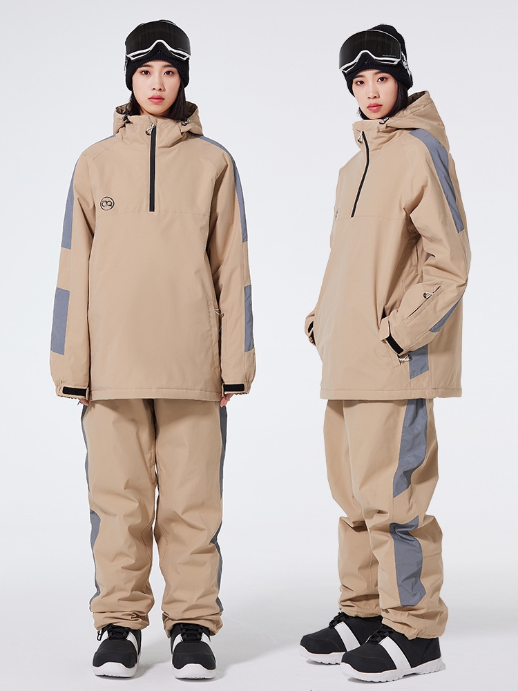 スノーボードウェア 上下セット レディース メンズ 光反射 スキーウェア ジャケット アウター パーカー ロングパンツ 韓国風 男女兼用 スノボウェア 防水防寒防雪保温防風通気