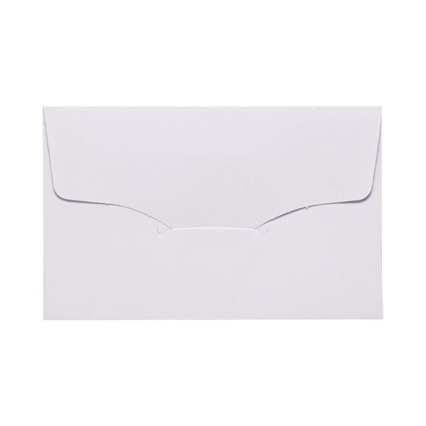 （まとめ） 名刺型封筒 112×70mm 100g／m2 白 ベ567 1セット（100枚：10枚×10パック） (×5セット)
