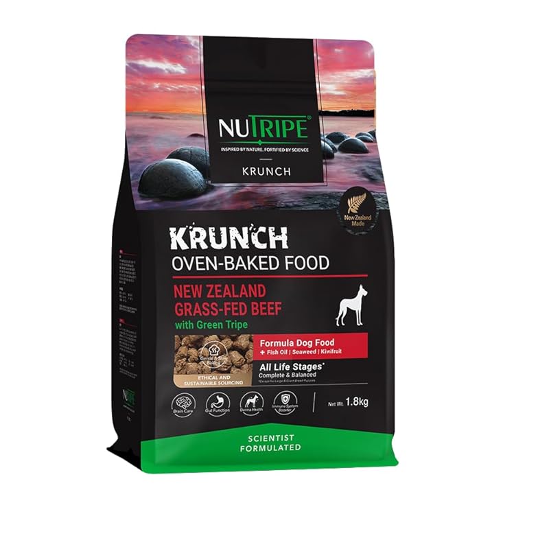 ニュートライプ クランチ オーブンベークド ビーフｗｉｔｈグリーントライプ １．８ｋｇ NUT3664