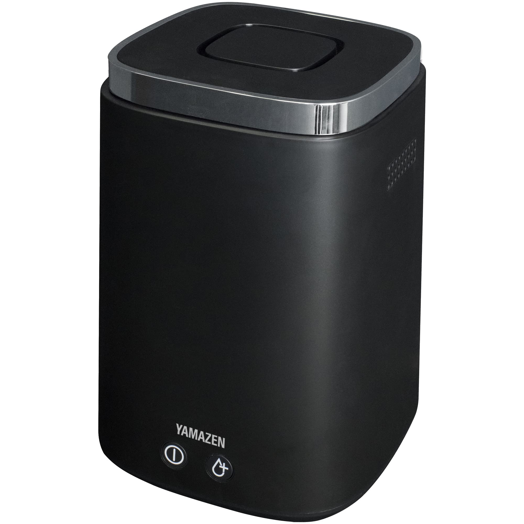 全国送料無料 [山善] 加湿器 加熱式 スチーム式 上から給水 (最大加湿 500ml) (タンク容量 2.4L) (木造~8.5畳 / プレハブ洋室~14畳) 卓上 小型 寝室 ブラック KS-J2