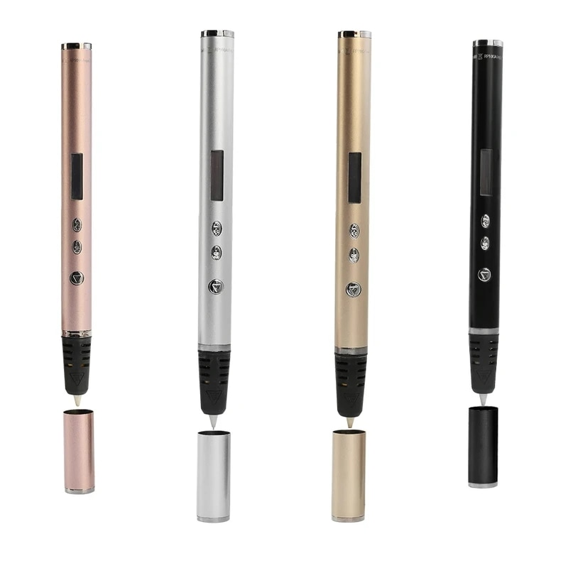 3D 印刷ペン描画 D7 プリンタ LCD スクリーン温度制御 PLA 1.75 ミリメートルフィラメント RP900A スーパースリム子供の誕生日 DIY ギフト