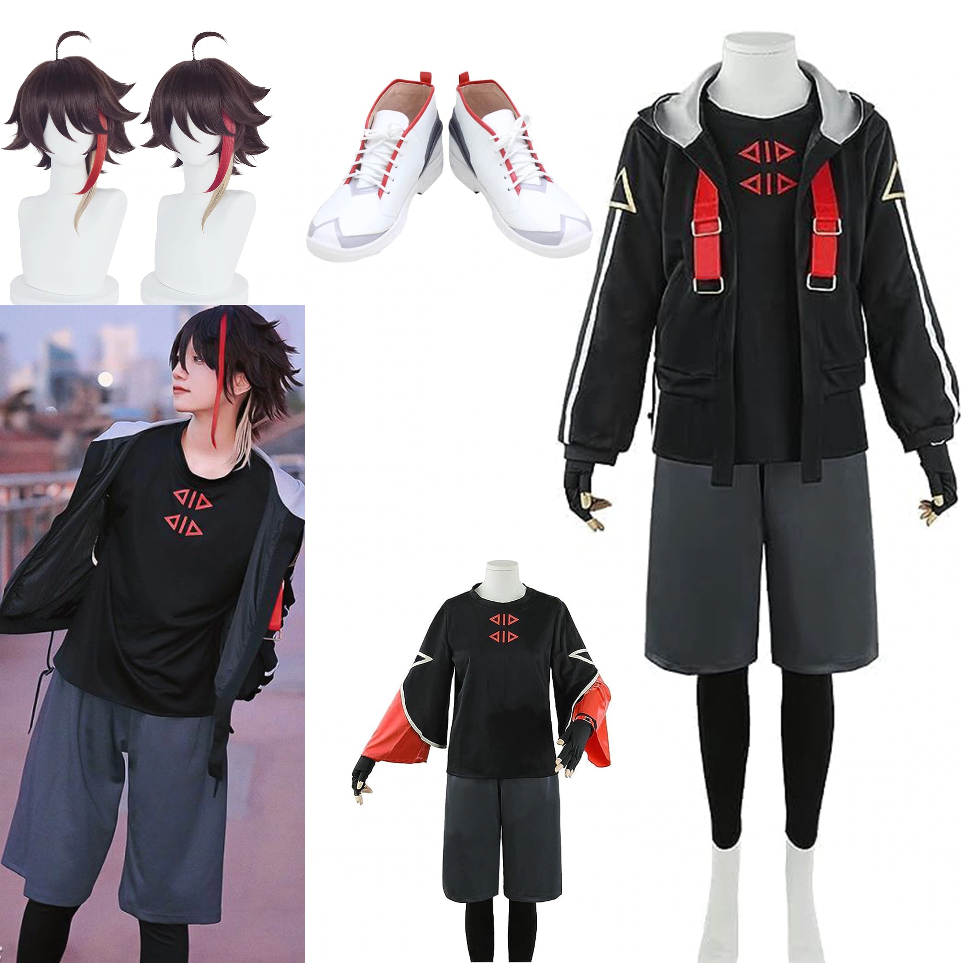 【全シリーズ発売中】 【値引き中】靴 ウィッグ コスプレ衣装 大人 ハロウィン コスチューム 撮影 学園祭 クリスマス ハロウィン 衣装 コスプレ さえぐさあきな コスプレ衣装 三枝明那 バーチャル