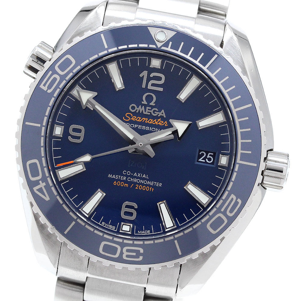 オメガ OMEGA 215.30.40.20.03.001 シーマスター プラネットオーシャン 600M マスタークロノメーター 自動巻き メンズ 保証書付き_903212【中古】