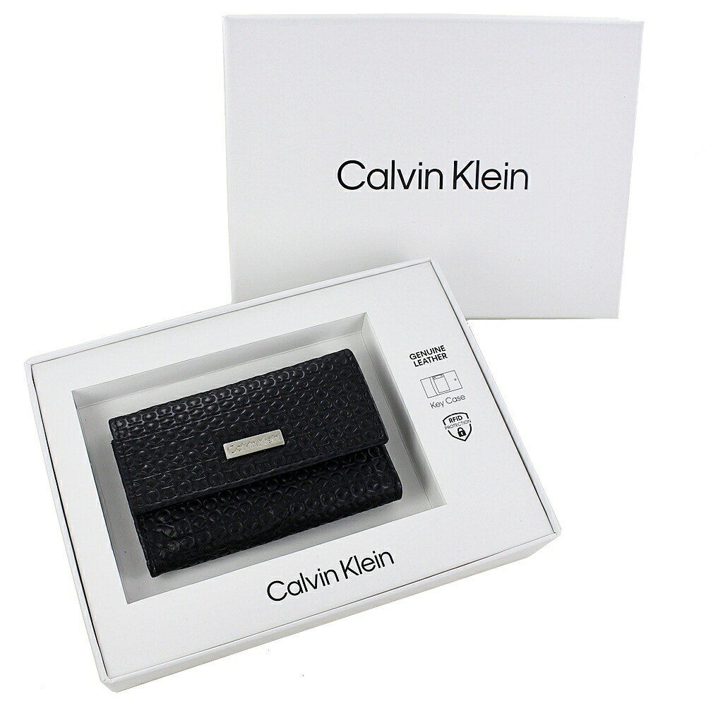 カルバンクライン キーケース メンズ ブランド ブラック 誕生日プレゼント 男性 入学祝い 父の日 敬老の日 男性 喜ばれる 実用的 プレゼント 31ck170001