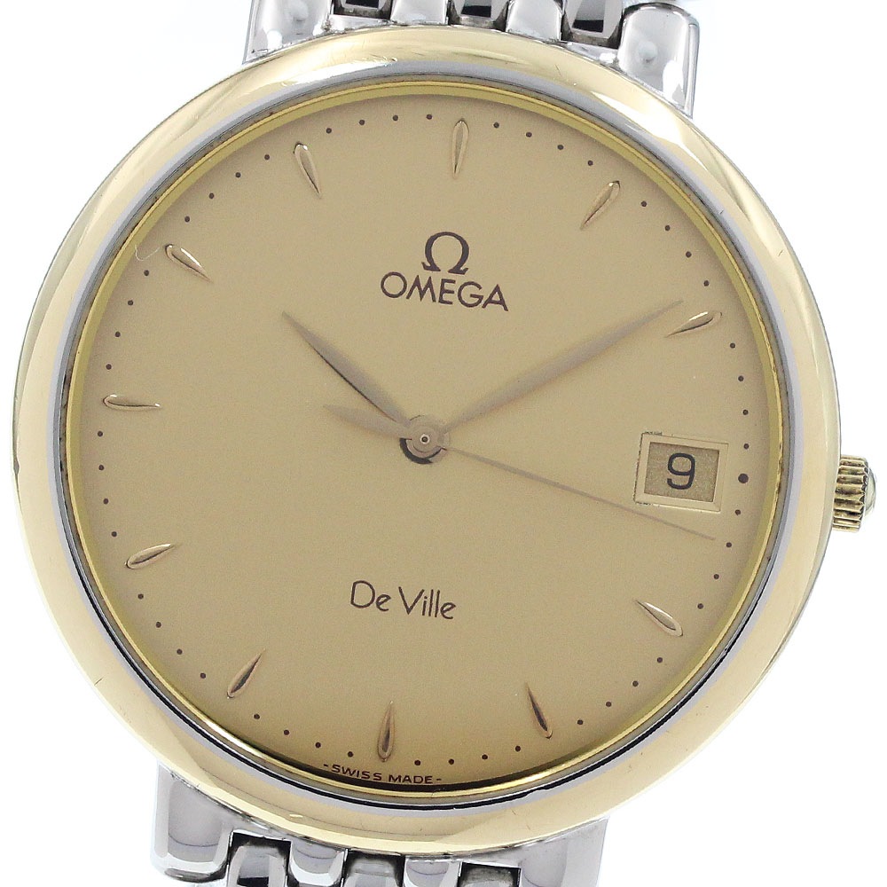 オメガ OMEGA デビル デイト ラウンド クォーツ メンズ _956504【中古】