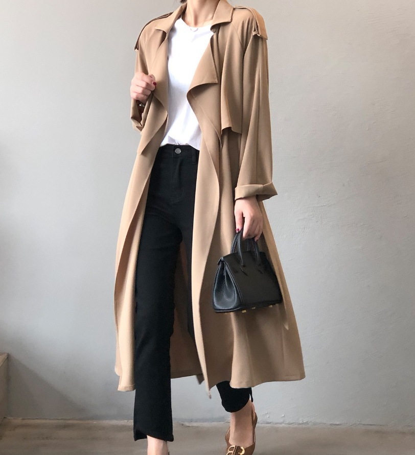 アウター デート モテアイテム ロングコート トレンチコート 長袖 可愛い きれいめ 上品 おしゃれ かっこいい 可愛い ラブリー キュート ガーリー クール モード系 セクシー エレガント