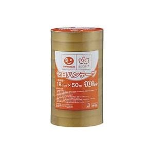 （まとめ）ジョインテックス セロハンテープ18mm×50m10巻 B642J (×3セット)