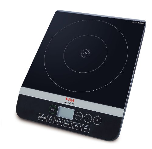 色：1)ブラック ティファール IH調理器 クッキングヒーター 「デイリーIH」 セラミックガラス製