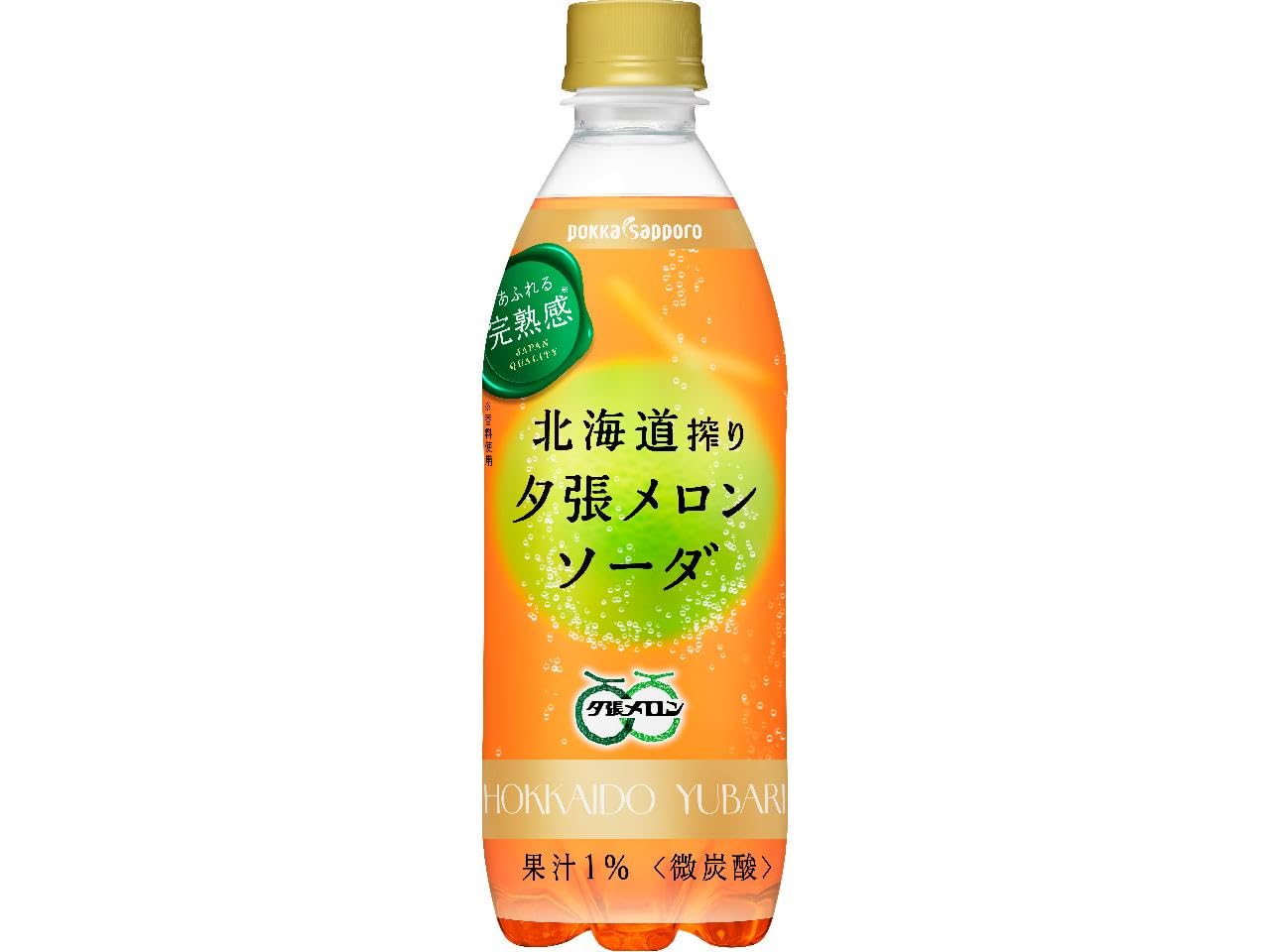 北海道搾り 夕張メロンソーダ500ml×24本