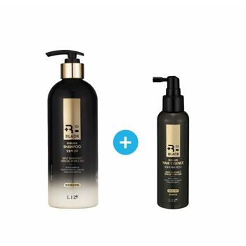 リーズケー アルブラックシャンプー 450g + アルブラックヘアエッセンス150ml 2種企画セット