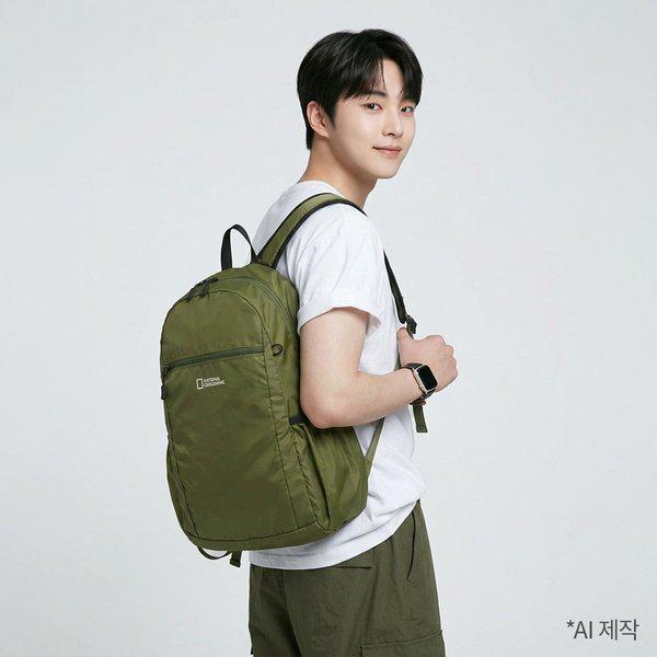 N265ABG640 デイリーライトバックパック GREEN
