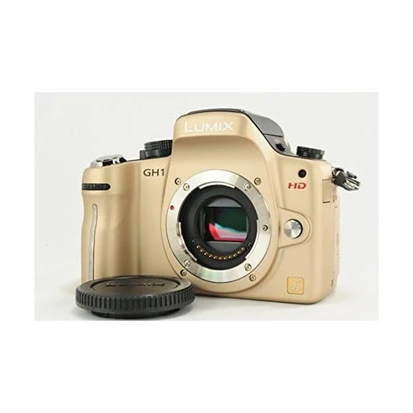 【中古】Panasonic デジタル一眼カメラ LUMIX GH１ ボディ コンフォートゴールド DMC-GH1-Nアクションカメラ