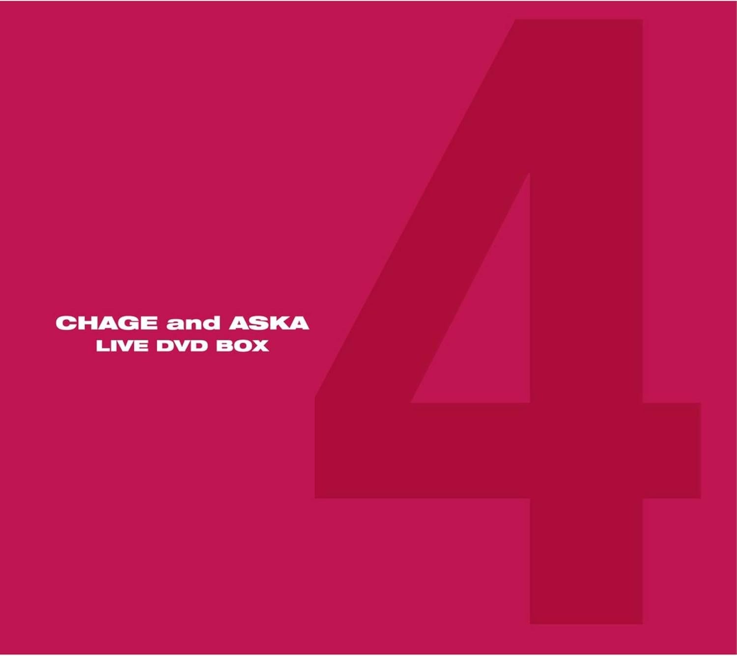 CHAGE and ASKA CHAGE and ASKA LIVE DVD BOX 4