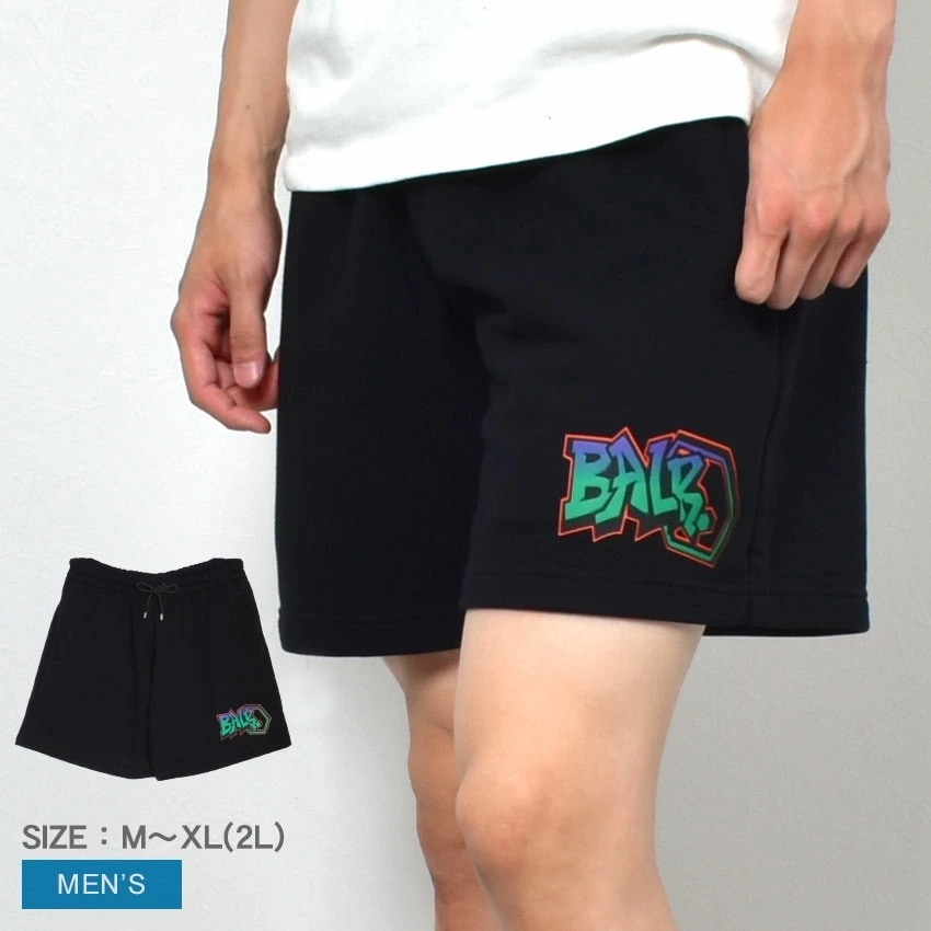 STORM GRAFFITI SHORT PANT B1431.1042 メンズ ボトムス おしゃれ プリント カジュアル スポーティ スポーツ ロゴ シンプル 半ズボン ハーフパンツ