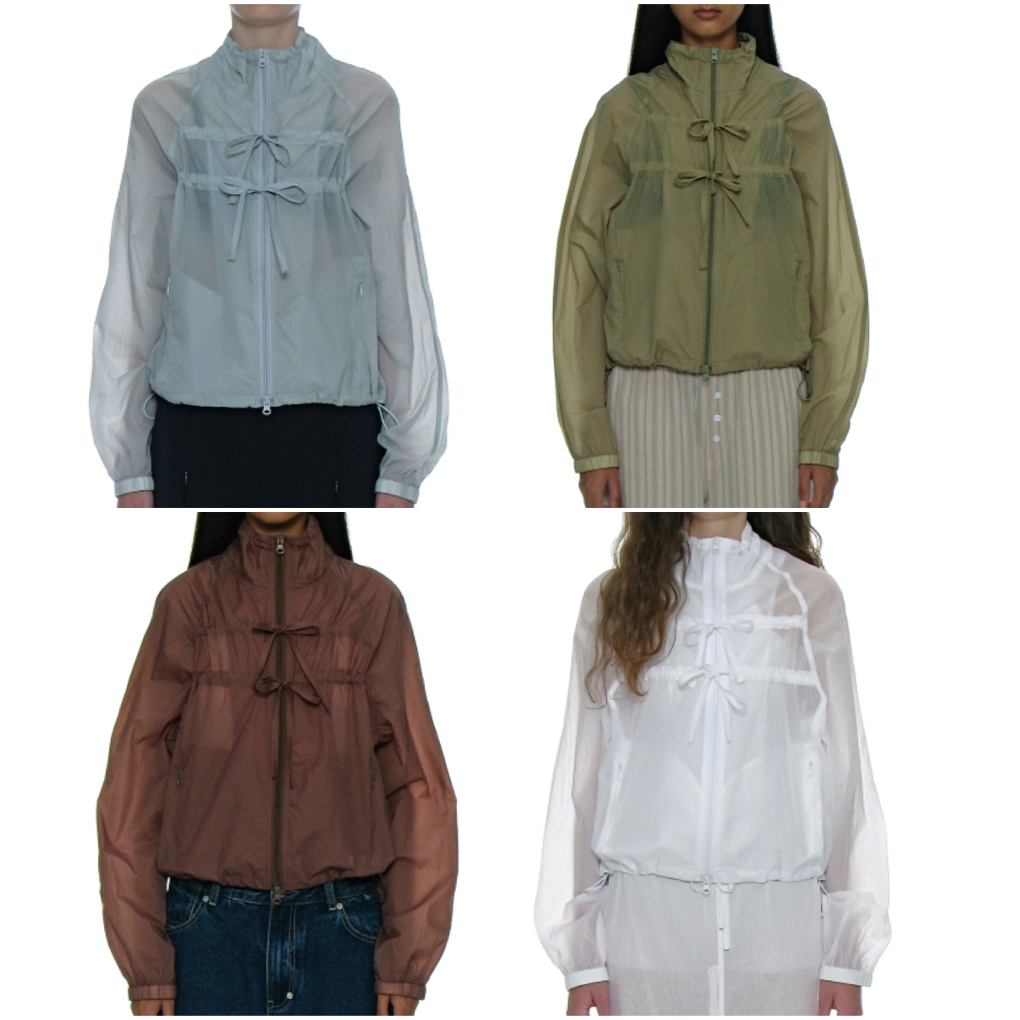 SHEER RIBBON TRACK JACKET