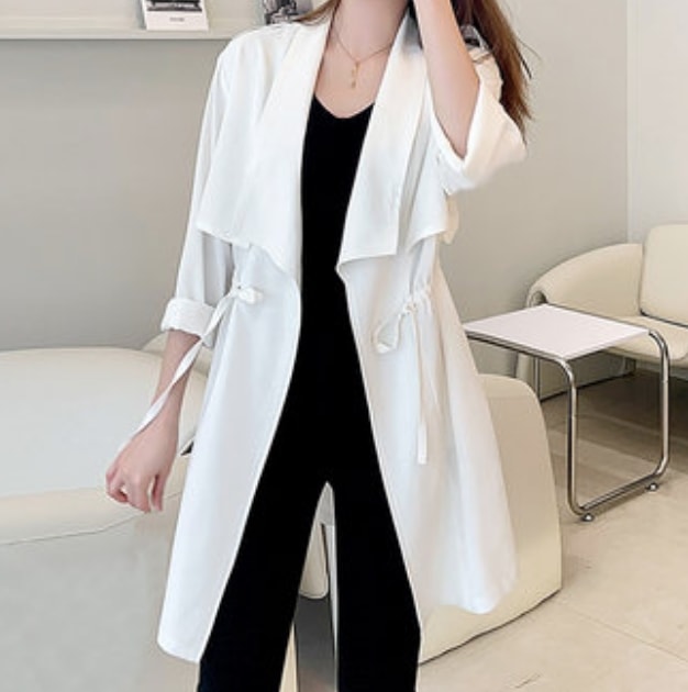 アウター デート コート 上着 ミモレ ミモレ丈 袖あり 長袖 かわいい 大人可愛い きれいめ シンプル カジュアル 大人 上品 おしゃれ お洒落 主役級 存在感 春 秋 10代 20代 30代 9,789円