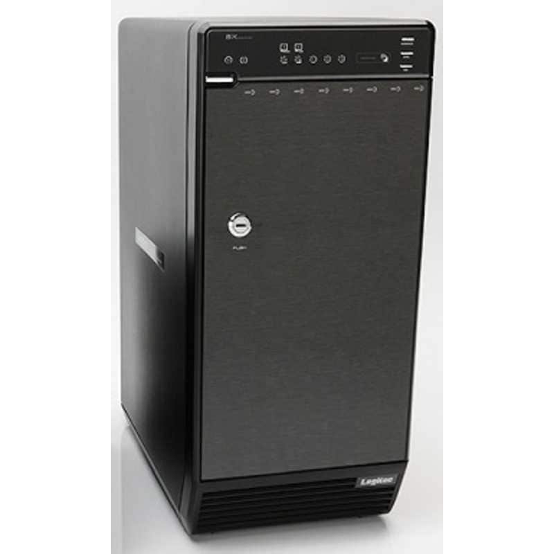 ロジテック　ハードディスクケース 3.5インチ 8台 LGB-BNHEU3シリーズ　LGB-8BNHEU3 ブラック [8台]