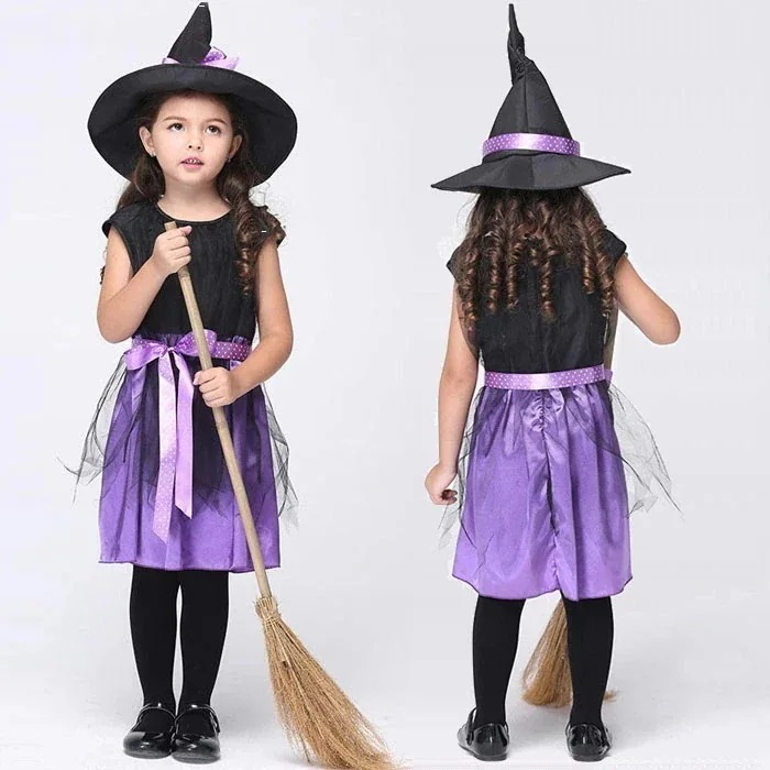 ハロウィン衣装 子供 魔女 悪魔 巫女 ワンピース 女の子 衣装 子供用 仮装 ハロウィーン ダンス衣装 キッズ コスプレ コスム ハロウィン 衣装 子供 コスプレ 仮装 万聖節