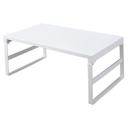 （まとめ買い）机上台 390mm 白 A-7331-0 00006988 [x3]