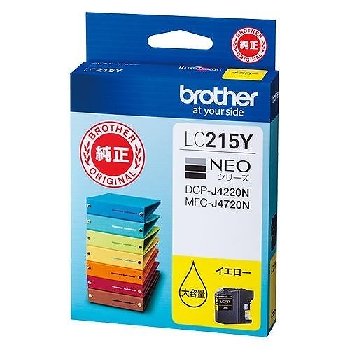 （まとめ買い）インクカートリッジ LC215Y LC215Y 00025781 [x3]