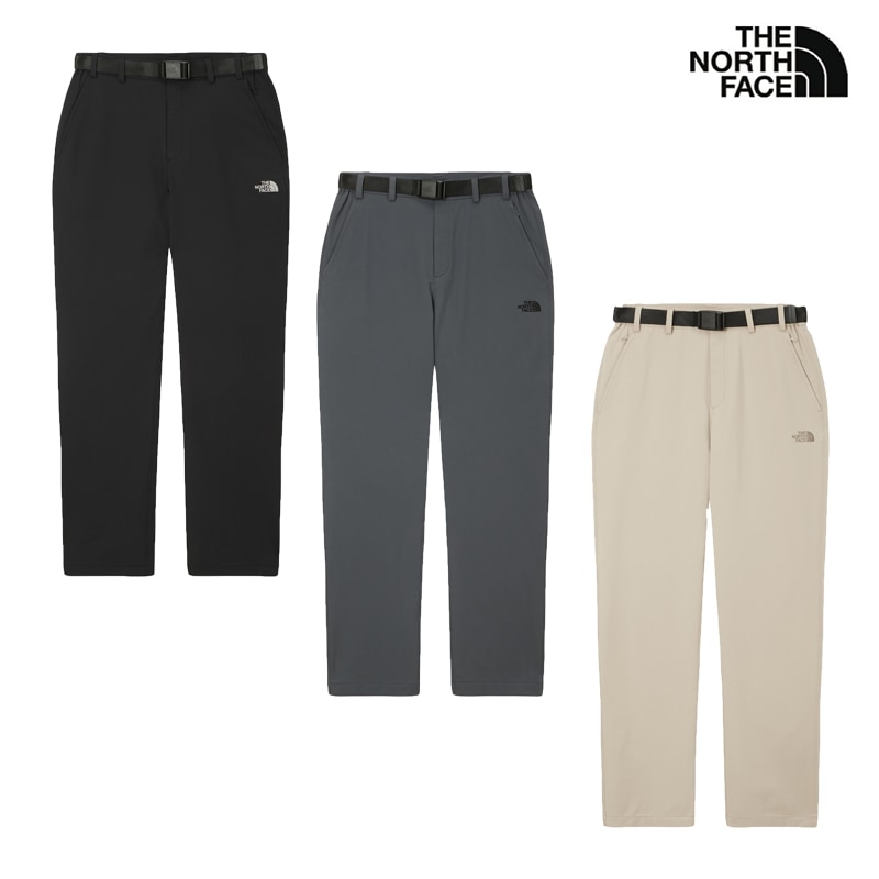M’S SPHERE PANTS NP6NQ52 パンツ メンズ チノパン イージーパンツ トレーニングパンツ ベルト 韓国 ナイロン 人気 きれいめ アウトドア おしゃれ 黒 ブラック アウトドア