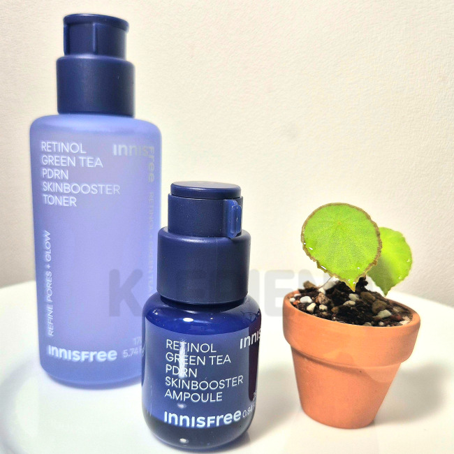 [スキンケア2種セット構成] レチノールPDRNスキンブースターアンプル（25mL） + レチノールグリーンティーPDRNスキンブースタートナー170ml1個