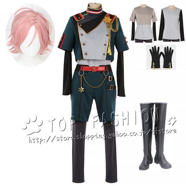 あんさんぶるスターズ! あんスタ 桜河 こはく コスプレ衣装 cospaly衣装 変装 仮装 パーティー ハロウィン クリスマス 演出服 撮影（ウィッグ 靴別売り）1003
