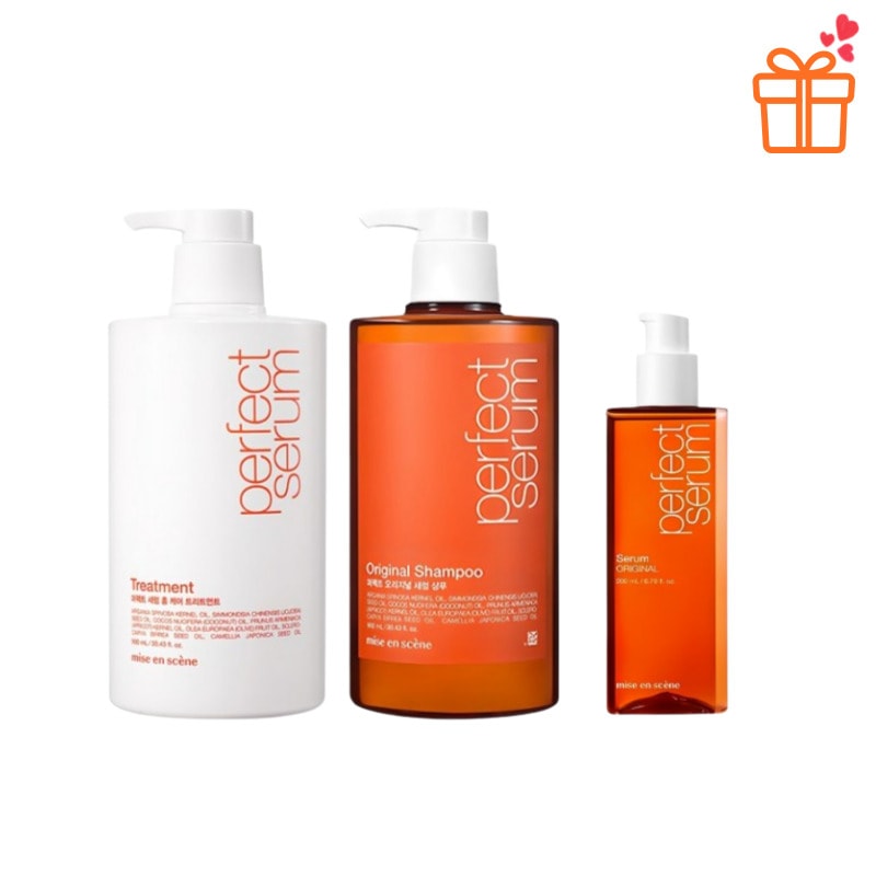 【大容量セット】パーフェクトセラムシャンプー 900ml＋トリートメント 900ml＋ヘアセラム 200ml／シャンプーセット／ヘアケア／大容量クリニック／ケラチントリートメント／ヘアオイル/