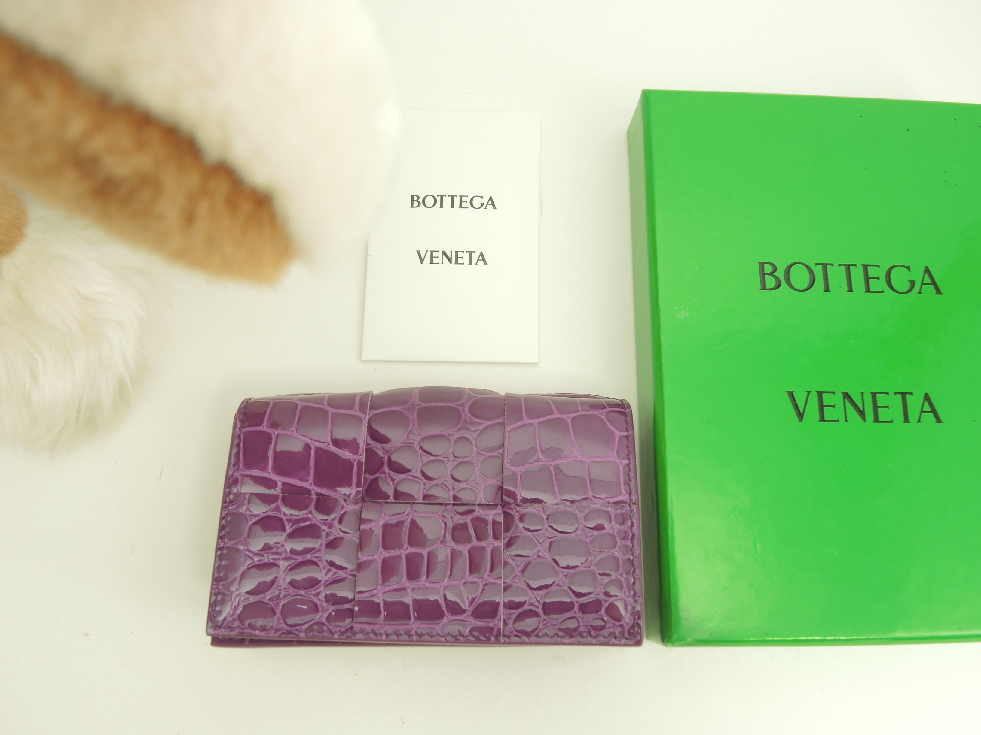 カードケース カセット クロコダイル紫 名刺入れ 未使用@IC 4