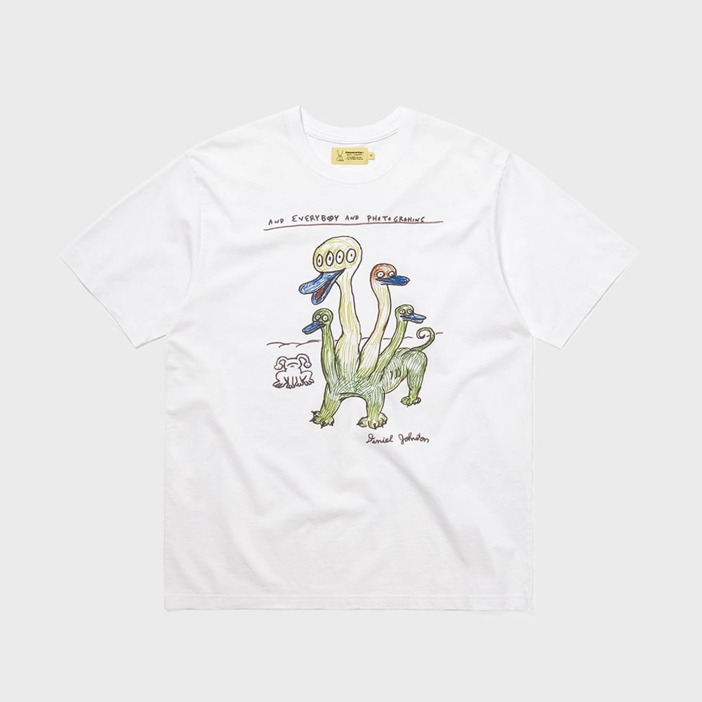 ディスイーズネバーザット TNT Daniel Johnston Duck Tee White