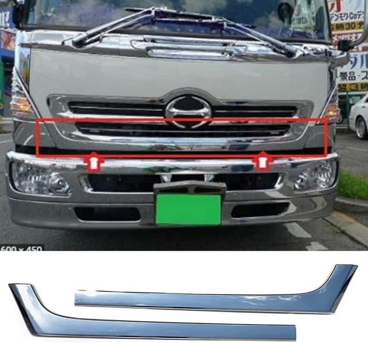 日野 ひのう レンジャープロ メッキ グリル アンダーパネル 標準 ガーニッシュ トラック用品 外装