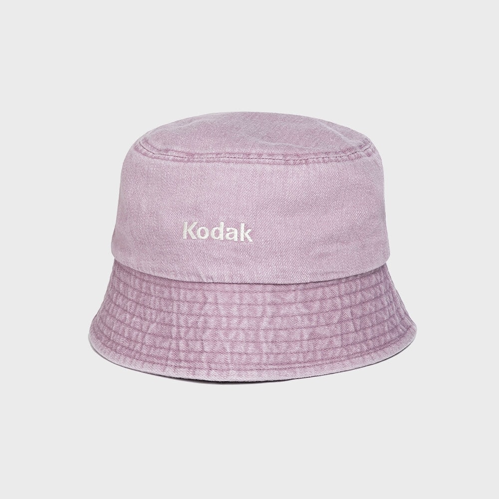 コダックアパレル カラープラス ウォッシュドデニムバケットハット PINK