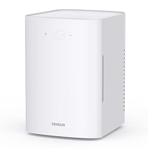 EENOUR 冷温庫 13L 小型 ECOモード -2℃~60℃ 保温・保冷両用 ペルチェ式 ミニ冷蔵庫 ポータブル エコモード搭載 省エネ 高密度発泡ウレタン採用 静音 LCD温度表示 AC/DC給