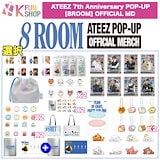 韓国　ATEEZ　ポップアップ　POP UP　8room　全員　トレカ　コンプ ATEEZ 8ROOM ポップアップ ランダム トレカ コンプリート ヨサン