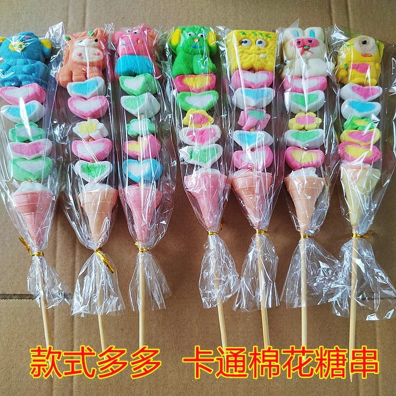 70/120/150Pcs 漫画マシュマロ串マシュマロ鷹動物形ロリポップバルクバッチ