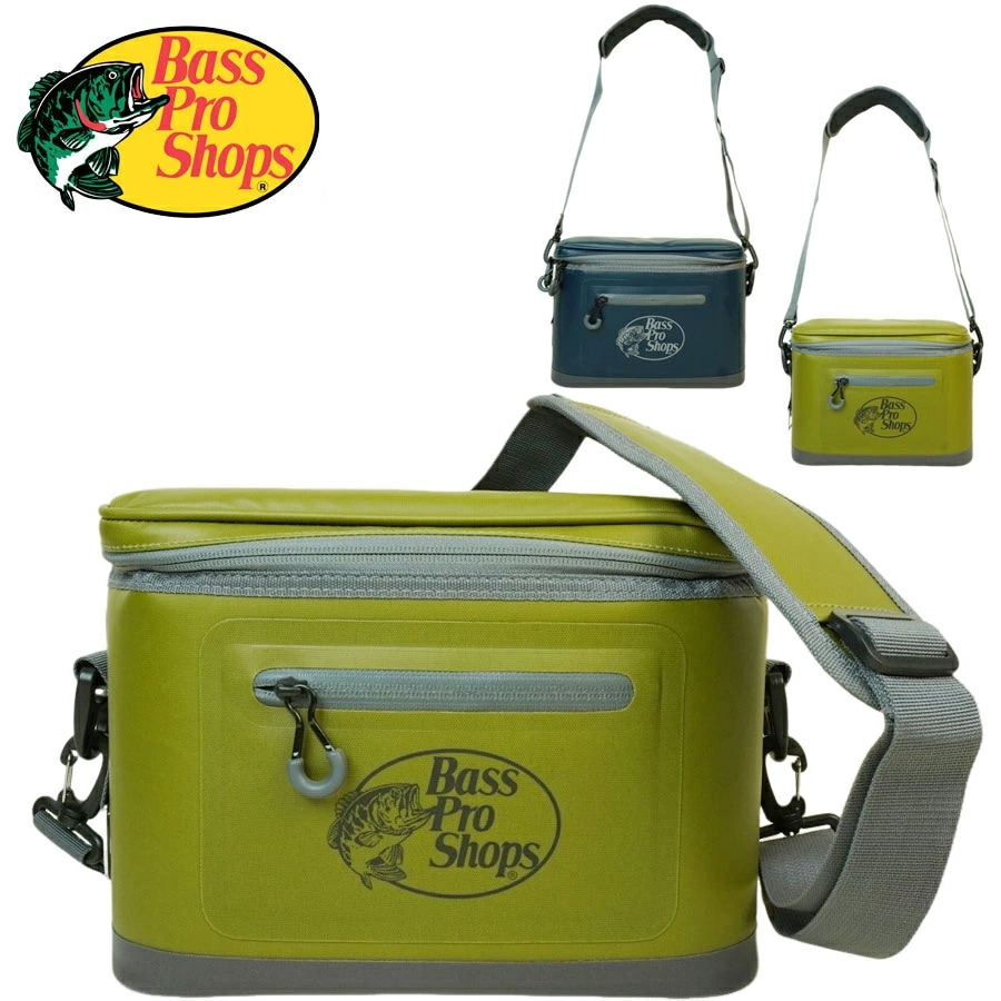 BASS PRO SHOP バスプロショップ6-CAN COOLER 6缶用クーラーバッグOLIVE NAVY オリーブ ネイビーカーキ 紺 グリーン 保冷 キャンプ