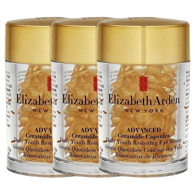 エリザベスアーデン アドバンスドセラミドカプセルデイリーユースレストリングアイセラム 60カプセル x 3 もっとお得な3個セット 13,289円