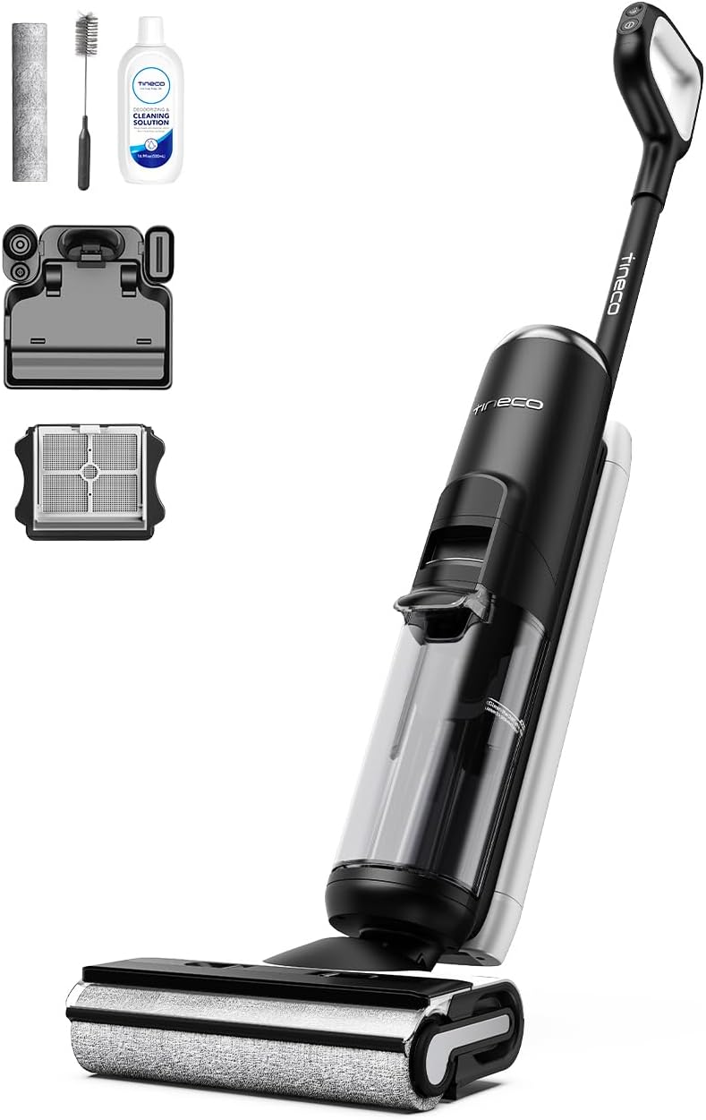 Tineco（ティネコ）Floor One S7 Lite 水拭き掃除機 コードレス水拭き・吸引・自動洗浄・急速乾燥対応スマートセンサー搭載エッジ清掃・軽量・静音自走式アプリ操作 音声案内