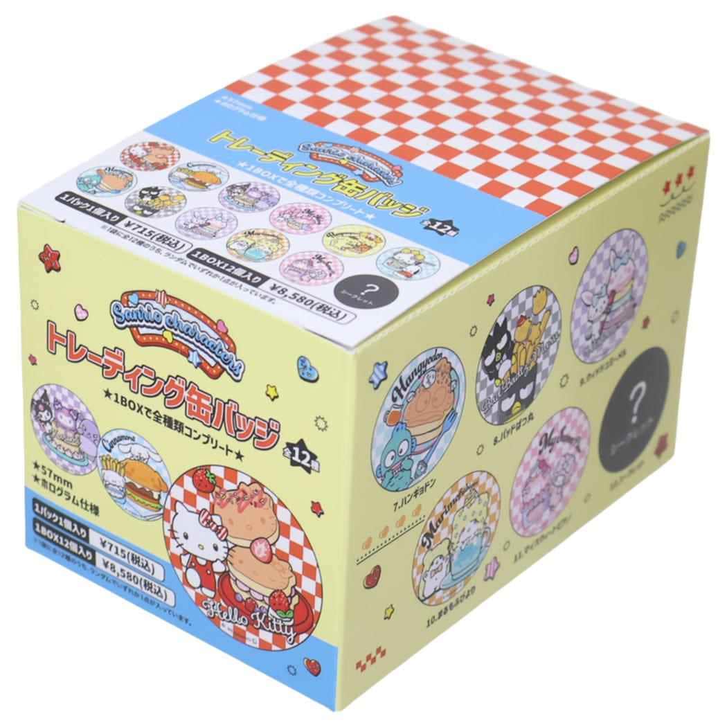 サンリオキャラクターズ 缶バッジ トレーディングカンバッジ 全12種 12個入セット