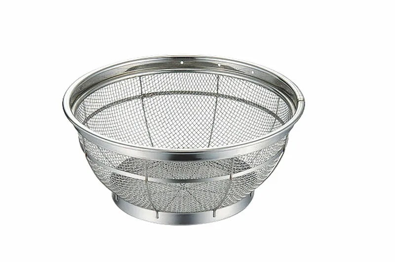 （まとめ買い）本間冬治工業 BK 18-8F型ザル荒目 33cm [x3]