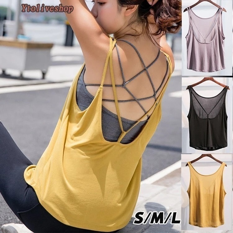 【1つ買うと1つ無料】【メガ割】lucky box ヨガウェア タンクトップ ブラトップ スポーツウェア ヨガウェア トップス 速乾 ホットヨガ