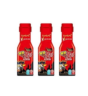 ヘックブルダックソース200gX3本　激辛ソース　ブルダック炒め麺　辛口　調味料　簡単ソース…