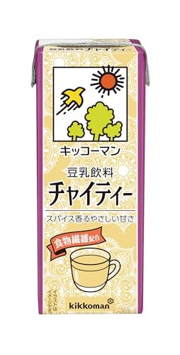 他サイト： Kikkoman キッコーマン 豆乳飲料チャイティー 200ml×18本の商品画像