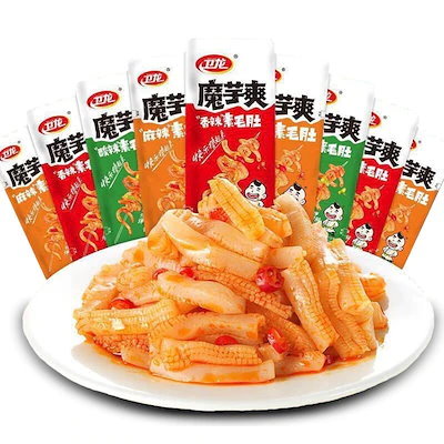 中国のブランド/??/20袋魔芋爽/素毛肚 辛い軽食/大...のサムネイル