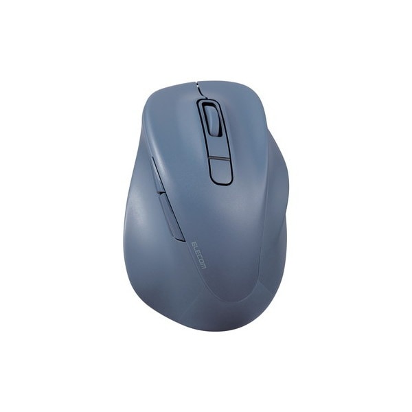 M-XGL30BBSKBU Bluetoothマウス 静音 ワイヤレス 無線 5ボタン 右手専用 抗菌 Lサイズ EX-G ブルー メーカー直送