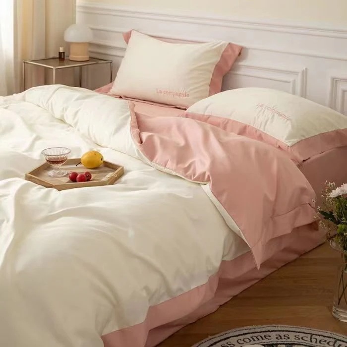 韓国ファッション /布団カバーセット 掛け布団カバー 敷布団カバー セット ベッドカバー 寝具セット接触冷感 模造シルク 防臭 防ダニ 枕カバー 5,303円