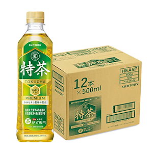 [トクホ]サントリー 伊右衛門 特茶 お茶 500ml12本