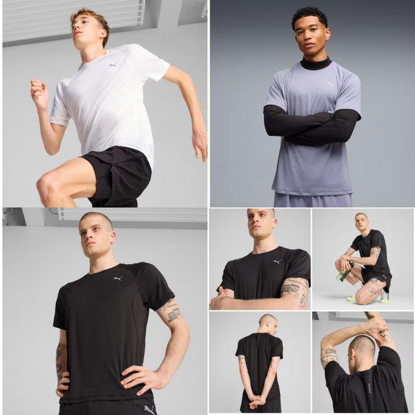 男性ランニングベロシティTシャツ（ポリ）3種のうち1つ 526600