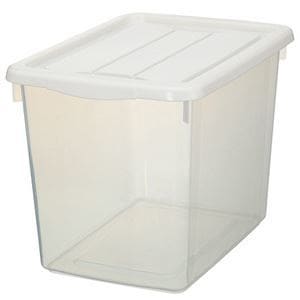 （まとめ） 天馬 フリーボックス 40深型 ホワイト 1個 5セット